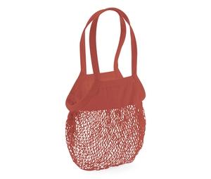 Westford mill WM150 - Organic cotton mesh bag Rust