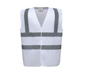 Yoko YK100 - High visibility 2 b&b vest Child (HVW100CH) White