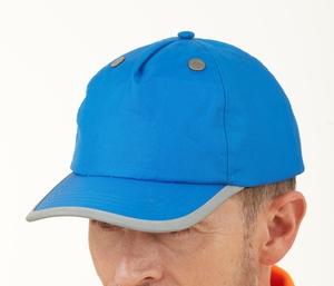 Yoko YKTFC1 - High visibility helmet cap Royal blue