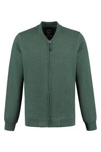 LEMON & SODA LEM3224 - Heavy Sweater Cardigan Unisex Forest Green Heather