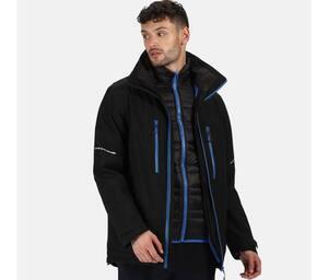 Regatta RGA156 - 3 in 1 parka Oxford Blue/Black