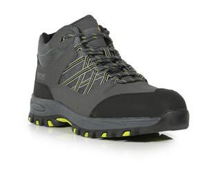 Regatta Safety Footwear TRK200 - Sandstone SB Safety Hiker Briar/Lime