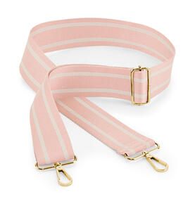 Bag Base BG765 - Boutique Adjustable Bag Strap Soft Pink/Oyster