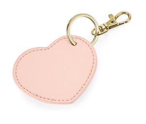 Bag Base BG746 - Boutique Heart Key Clip<P/> Soft Pink