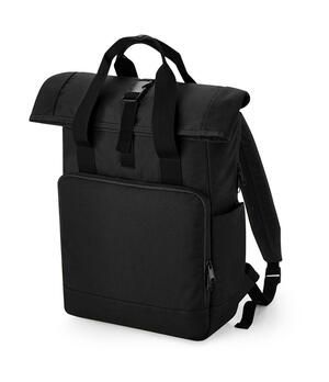 Bag Base BG118L - Recycled Twin Handle Roll-Top Laptop Backpack