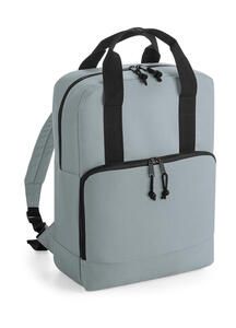 Bag Base BG287 - Recycled Twin Handle Cooler Backpack Pure Grey