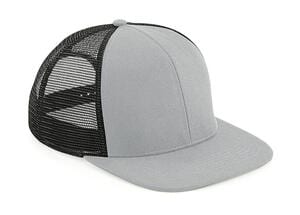 Beechfield B664 - Original Flat Peak 6 Panel Trucker Grey/Black