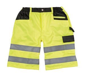Result Safe-Guard R328X - Safety Cargo Shorts Fluorescent Yellow