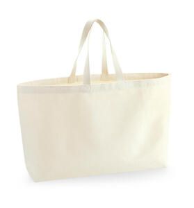 Westford Mill W696 - Oversized Canvas Tote Bag Natural