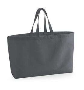 Westford Mill W696 - Oversized Canvas Tote Bag Graphite Grey