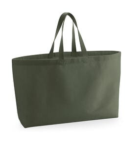 Westford Mill W696 - Oversized Canvas Tote Bag Olive Green