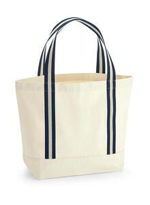 Westford Mill W690 - EarthAware® Organic Boat Bag Natural/French Navy