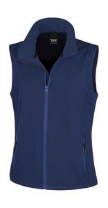 Result Core R232F - Women's printable softshell bodywarmer Navy/Navy