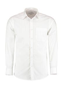 Kustom Kit KK142 - Tailored Fit Poplin Shirt White