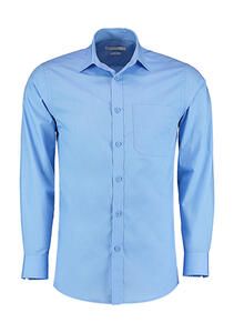 Kustom Kit KK142 - Tailored Fit Poplin Shirt Light Blue