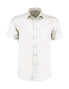 Kustom Kit KK141 - Tailored Fit Poplin Shirt SSL White