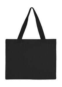 SG Accessories - BAGS (Ex JASSZ Bags) CA-WSF-LH - Canvas Wide Shopper with Fold LH Black