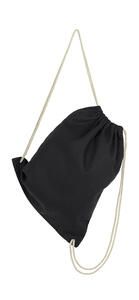 SG Accessories - BAGS (Ex JASSZ Bags) Baby Canvas 3848 - Baby Canvas Cotton Drawstring Backpack Black