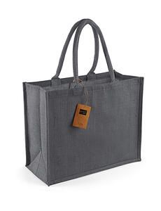 Westford Mill W407 - Classic Jute Shopper Graphite Grey/Graphite Grey
