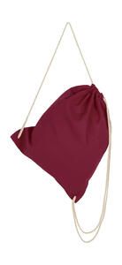 SG Accessories - BAGS (Ex JASSZ Bags) Backpack - Cotton Drawstring Backpack Burgundy