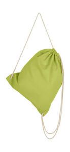 SG Accessories - BAGS (Ex JASSZ Bags) Backpack - Cotton Drawstring Backpack Lime