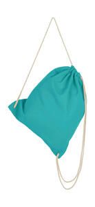 SG Accessories - BAGS (Ex JASSZ Bags) Backpack - Cotton Drawstring Backpack Turquoise