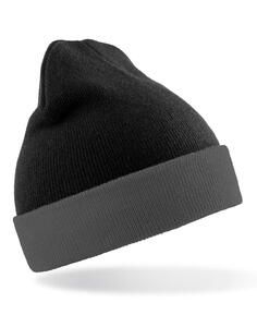 Result Genuine Recycled RC930X - Recycled Black Compass Beanie
