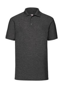 Fruit of the Loom 63-402-0 - Piqué Polo Mischgewebe Dark Heather Grey