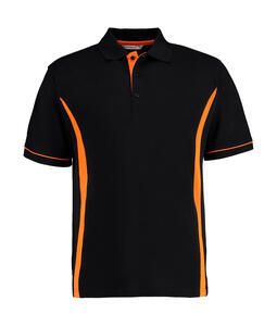 Kustom Kit KK617 - Scottsdale Polo Black/Orange