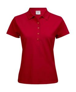 Tee Jays 145 - Ladies Luxury Stretch Polo Red