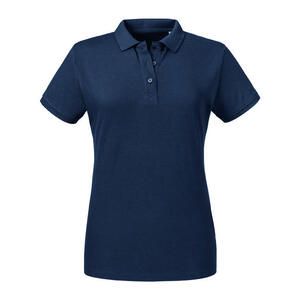 Russell Pure Organic 0R508F-0 - Ladies' Pure Organic Polo French Navy