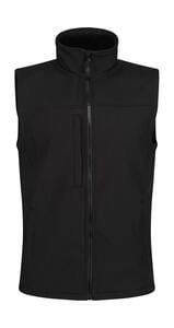 Regatta TRA788 - Flux Softshell Bodywarmer Black/Black