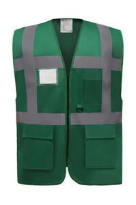 Yoko HVW801 - Hi Vis Executive Waistcoat Paramedic Green
