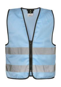 Korntex KWRX - Functional Zipper Vest for Kids "Aalborg" Sky Blue