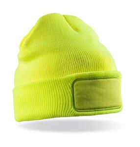 Result Winter Essentials RC034X - Double Knit Thinsulate™ Printers Beanie Fluorescent Yellow