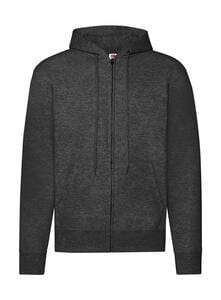 Fruit of the Loom 62-062-0 - Hooded Sweat Jacket Dark Heather Grey