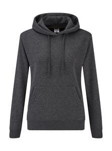 Fruit of the Loom 62-038-0 - Lady Fit Hooded Sweat Dark Heather Grey