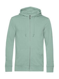 B&C WU35B - Organic Inspire Zipped Hood Sage