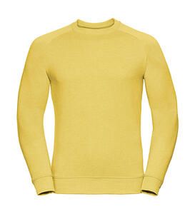 Russell  0R280M0 - Men's HD Raglan Sweat Yellow Marl