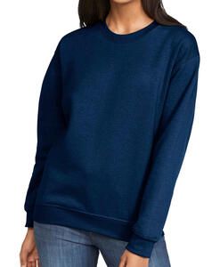 Gildan SF000 - Softstyle Midweight Fleece Adult Crewneck Navy