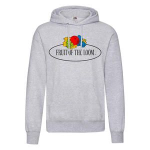 Fruit of the Loom Vintage Collection 012208A - Vintage Hooded Sweat Classic Large Logo Print