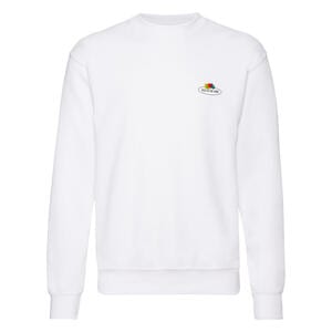 Fruit of the Loom Vintage Collection 012202J - Vintage Sweat Set In Small Logo Print White