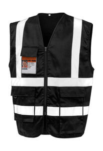 Result Safe-Guard R477X - Heavy Duty Polycotton Security Vest Black
