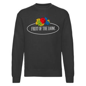 Fruit of the Loom Vintage Collection 012202A - Vintage Sweat Set In Large Logo Print Black