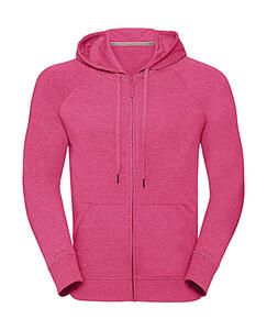 Russell  0R284M0 - Men's HD Zipped Hood Sweat Pink Marl