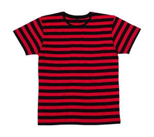 Mantis M109S - Men's Stripy T Black/Red