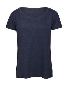 B&C TW056 - Triblend/women T-Shirt Heather Navy