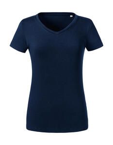 Russell Pure Organic 0R103F0 - Ladies' Pure Organic V-Neck Tee French Navy