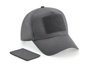 Beechfield B638 - Removable Patch 5 Panel Cap Graphite Grey