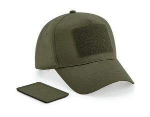 Beechfield B638 - Removable Patch 5 Panel Cap Military Green